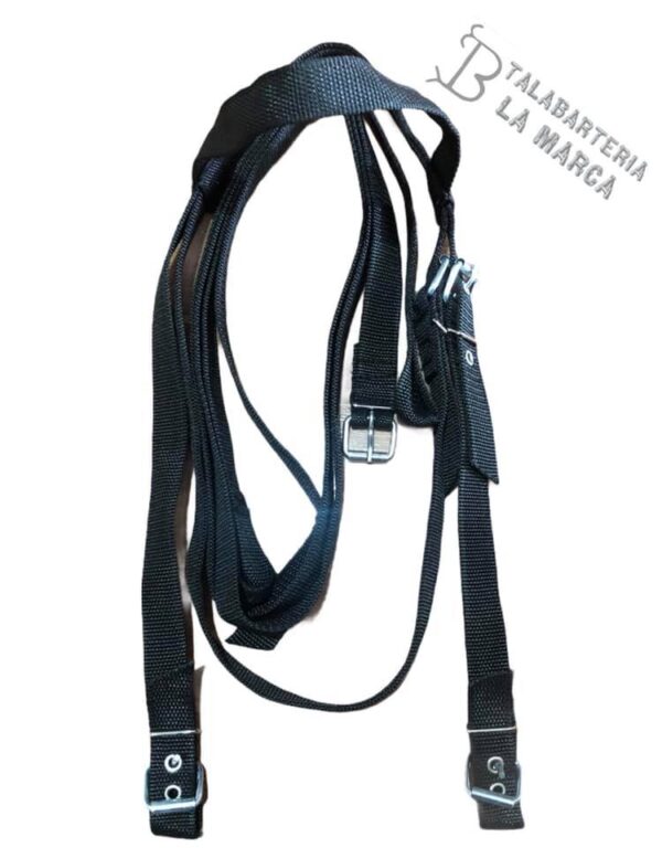 Riendas y cabezada de nylon - Imagen 3